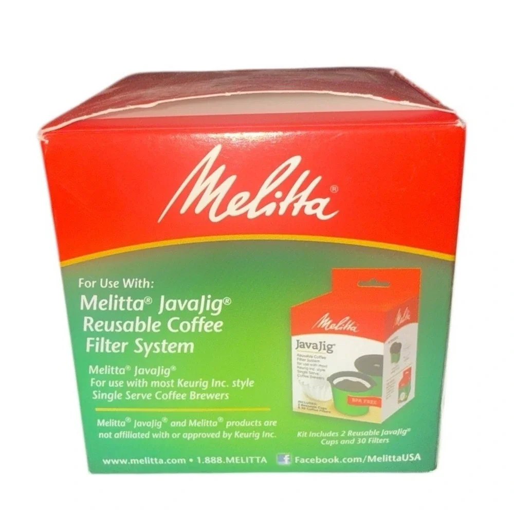 Melitta JavaJig Replacement Filters 60 Count New In Box - Picture 3 of 4